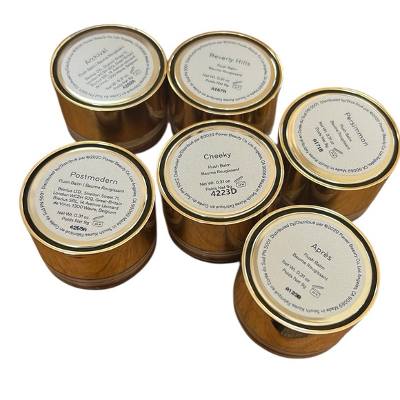 Merit Beauty Cream Blush Set of six multiple colors plus Marc Jacob straw bag - Picture 2 of 5